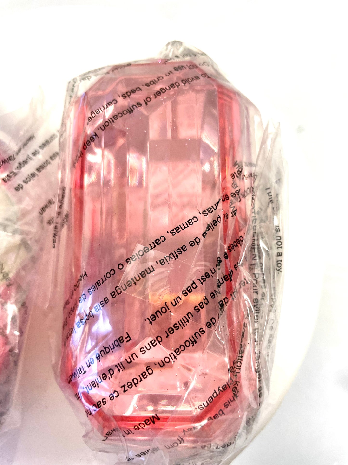 two pack 5 inch pink rectangle/oblong gems/jewels, MTX67414, pink gems, pink jewels, 5 inch gems, 5 inch jewels