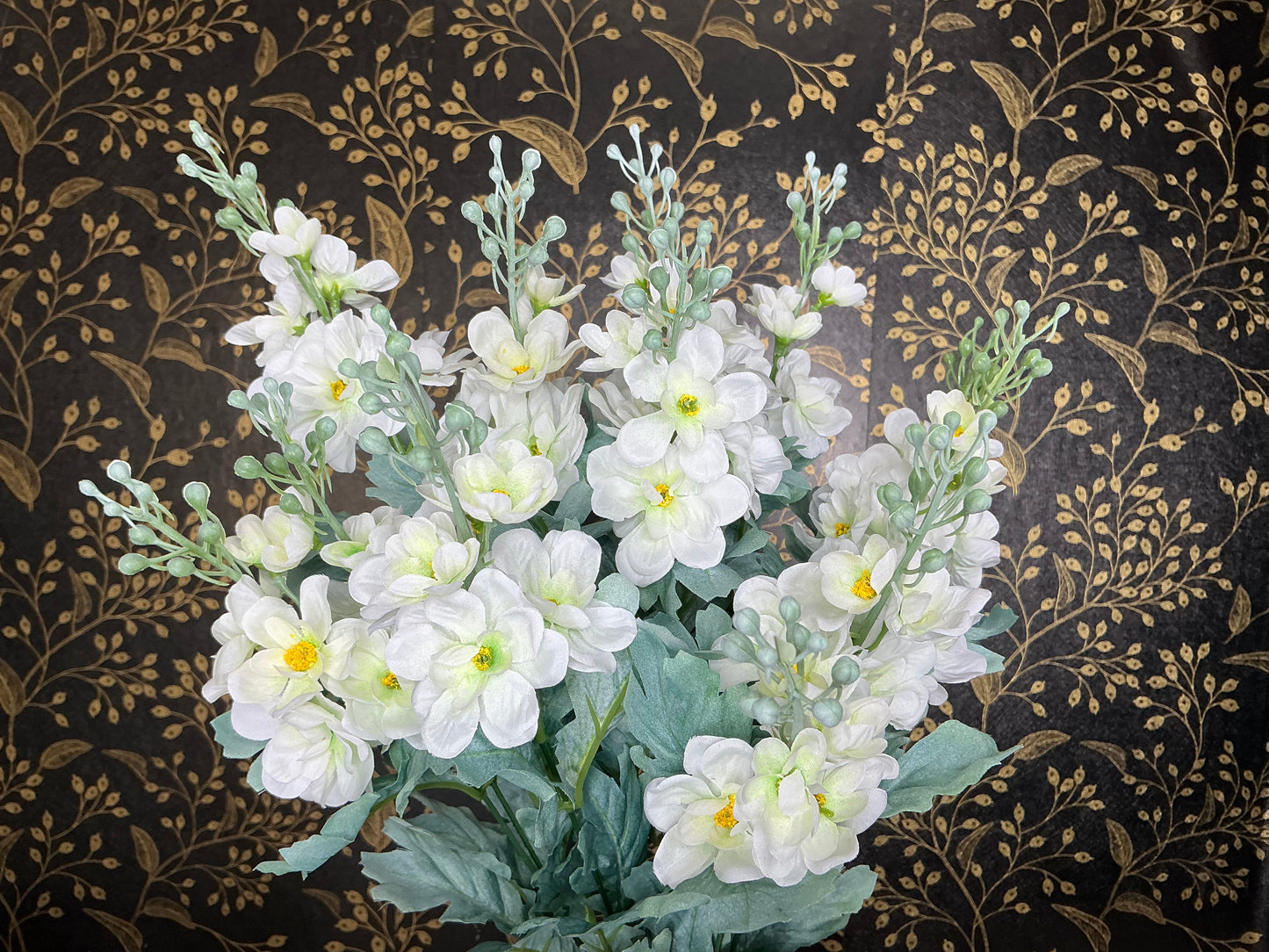 Cream Delphinium Bush - 84296-CR