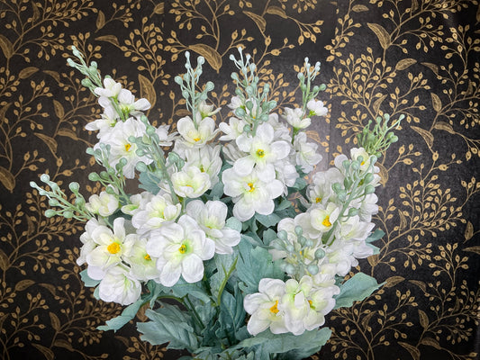 Cream Delphinium Bush - 84296-CR
