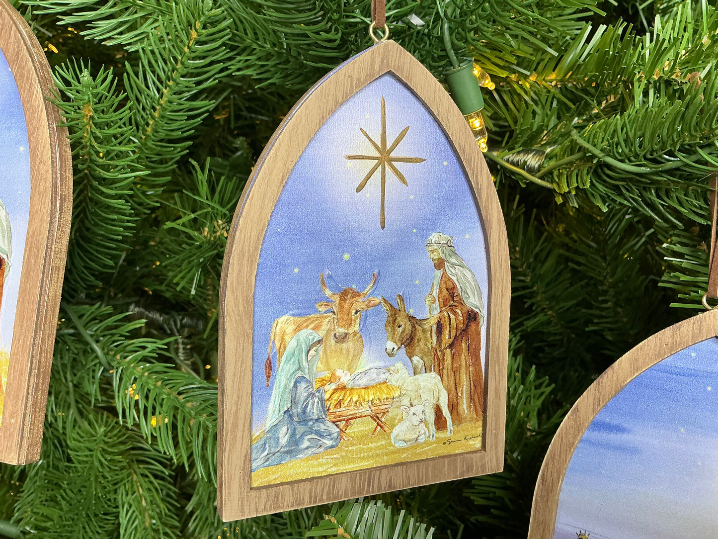 Wood Arch Ornament