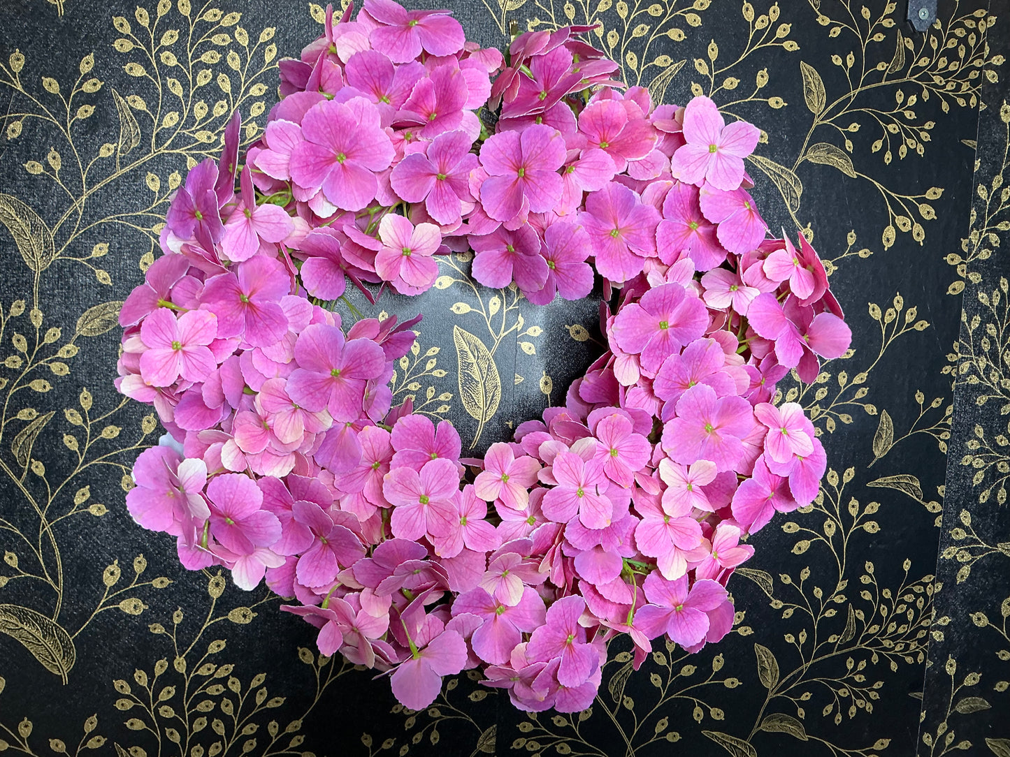 Pink Hydrangea Wreath - 20” - W4533129
