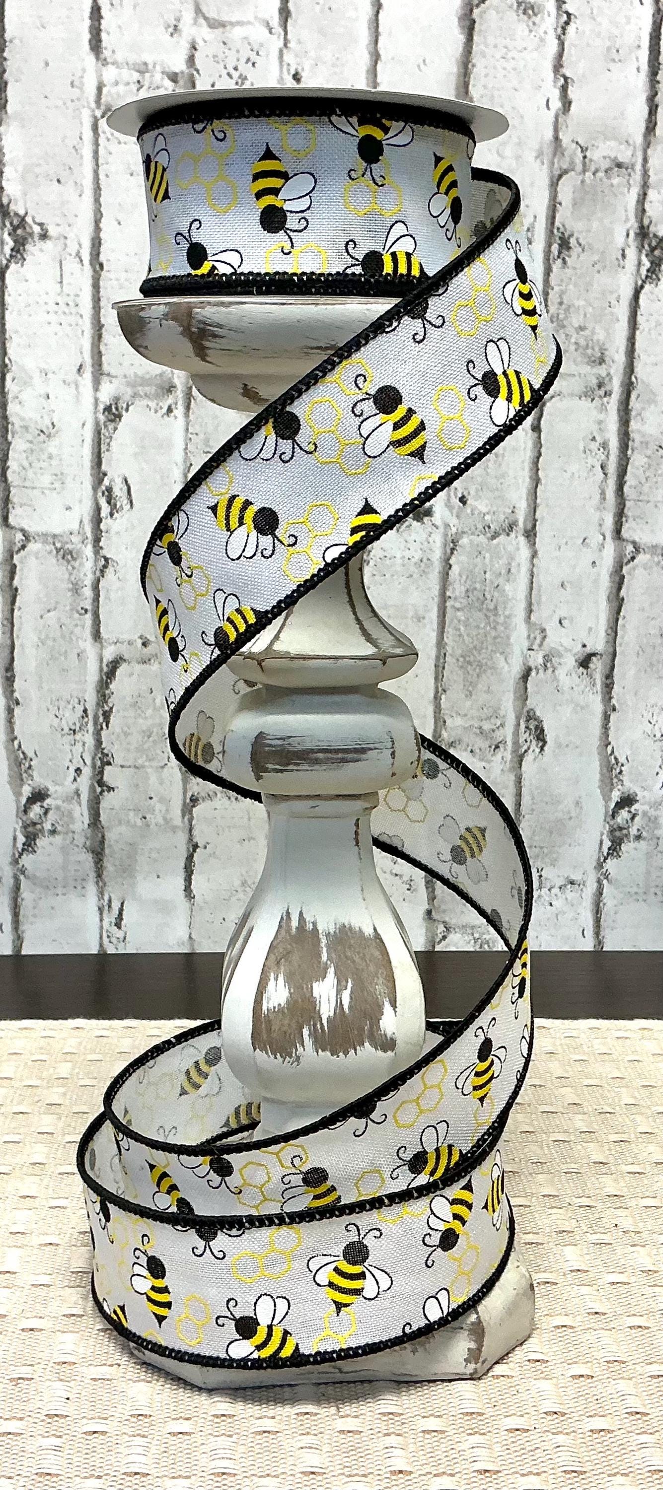 Mini Bumblebee Ribbon, Wired, 1.5” x 10YD, RGA161627