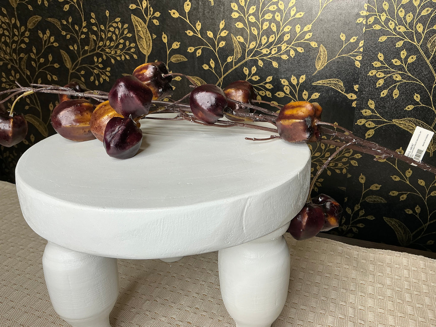 Mocha Lantern Fruit Branch, F495/L-MOC
