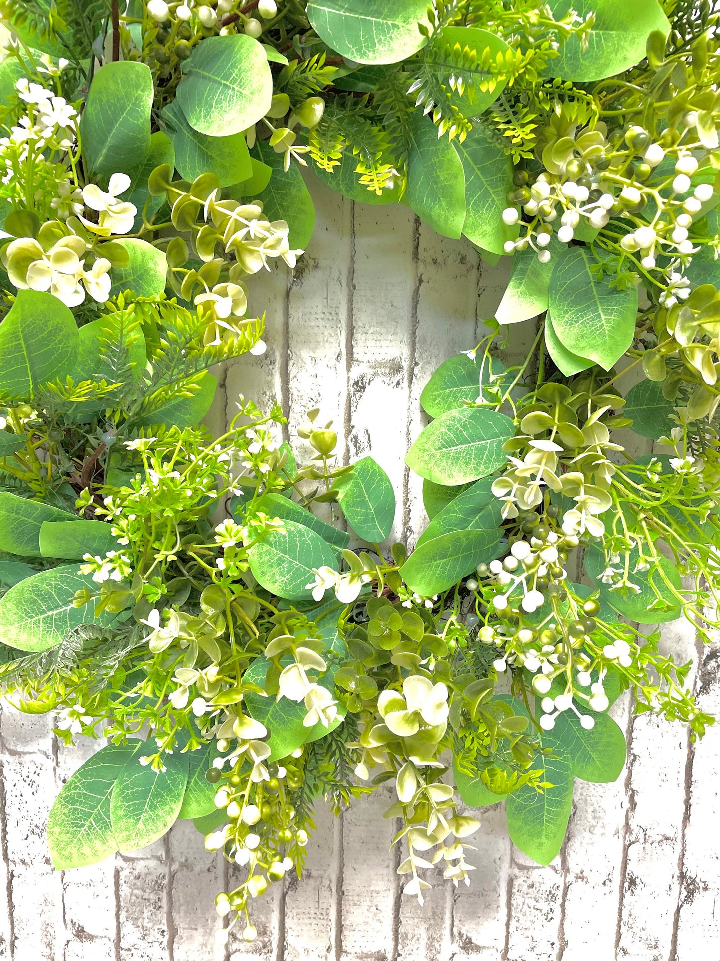 Everyday mixed greenery wreath, everyday wreath, greenery wreath, everyday decor, everyday door hanger, shipping included in price.