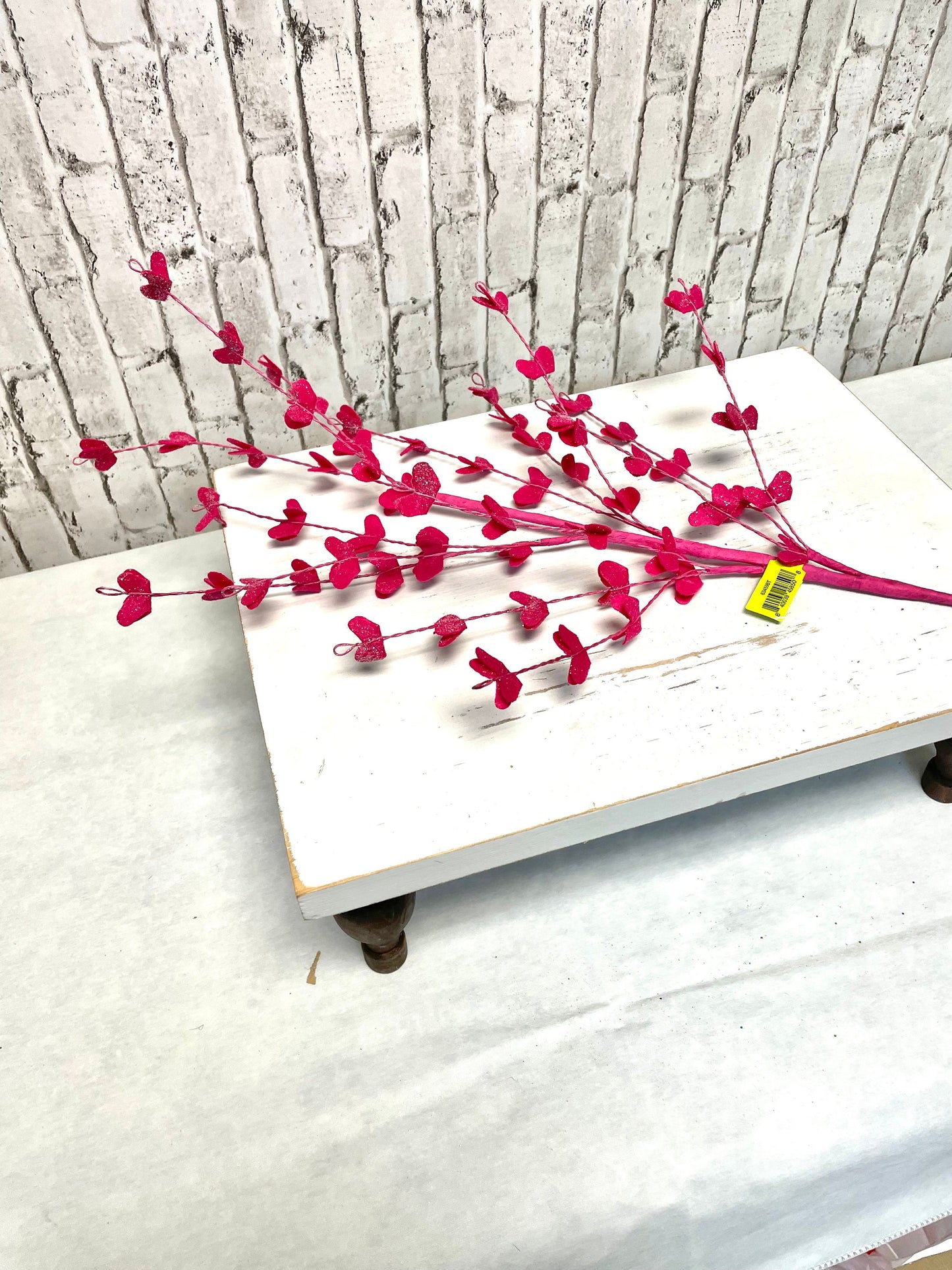 Filler spray, hot pink filler flower spray, 63459BT, hot pink foam flower filler spray, spring flower spray, spring spray