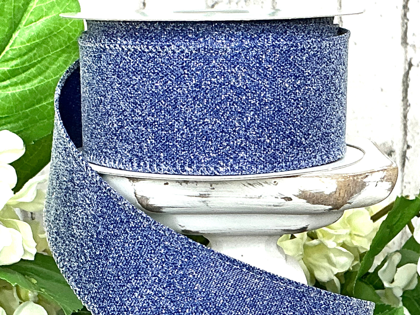 Royal Blue Shimmer Ribbon, RGE199425