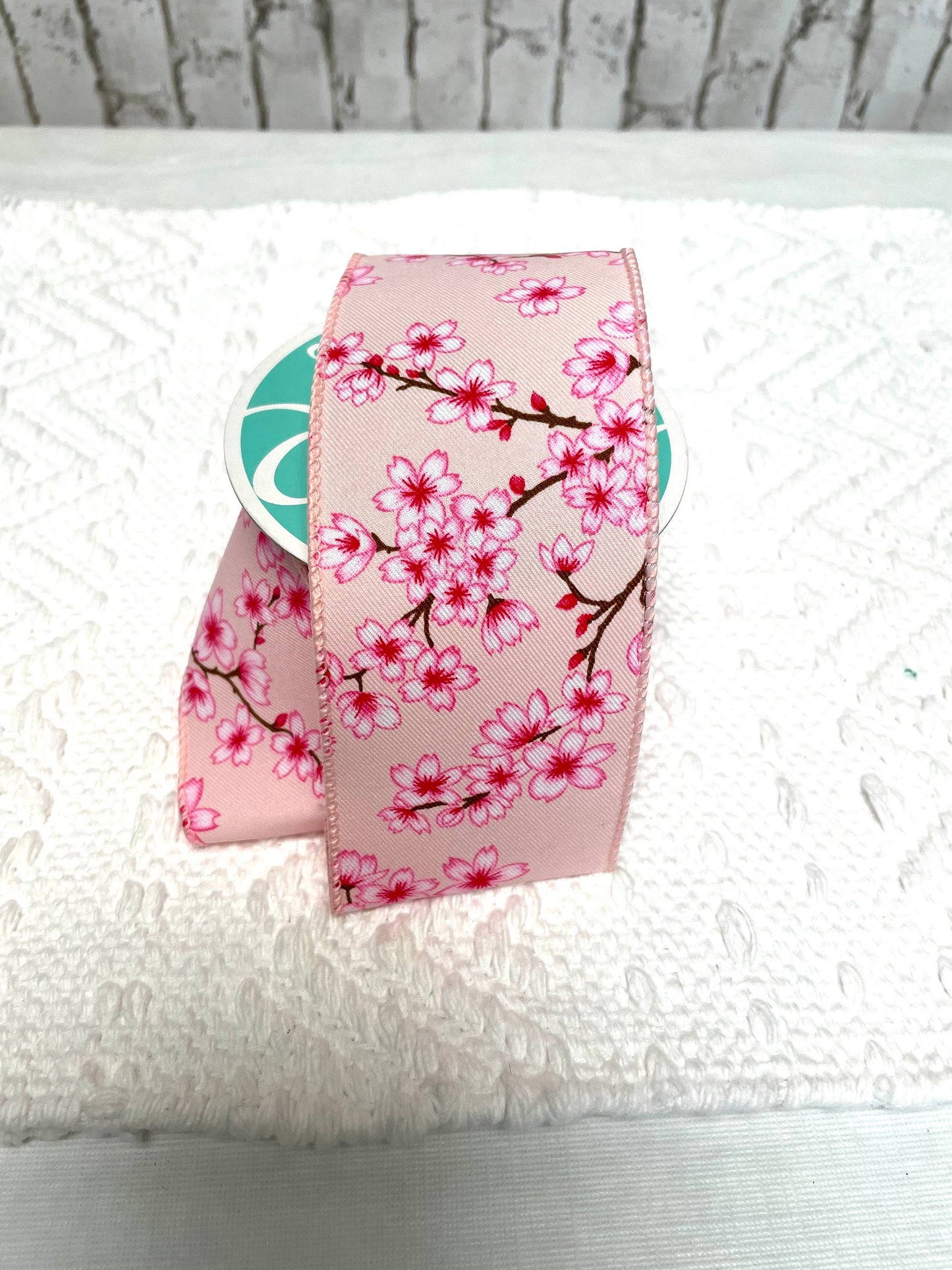 Pink cherry blossoms ribbon, RGE107421