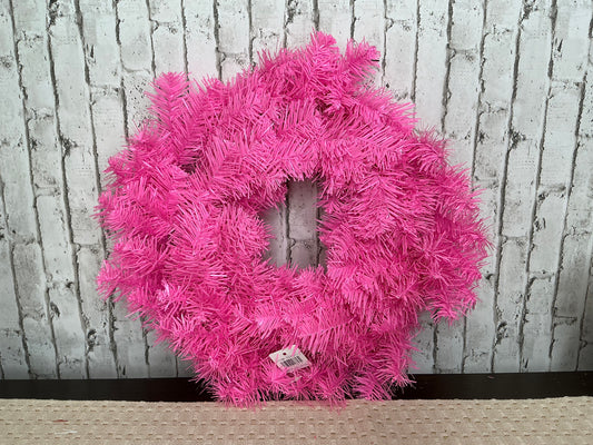 20” Wreath, Pink, XX962122