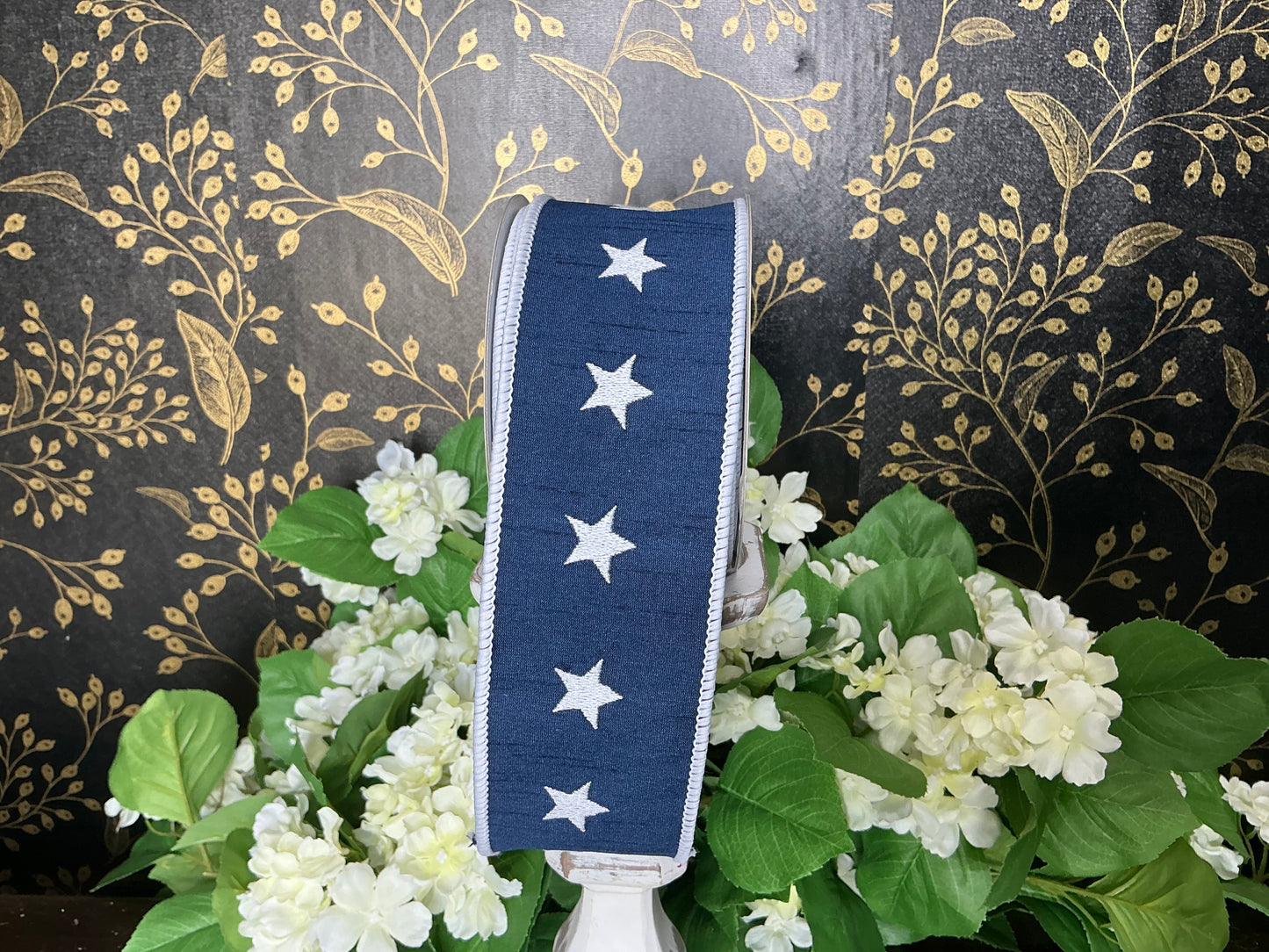 Blue Ribbon with white stars - RAZ