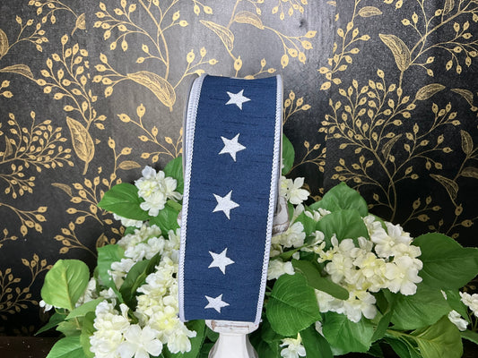 Blue Ribbon with white stars - RAZ