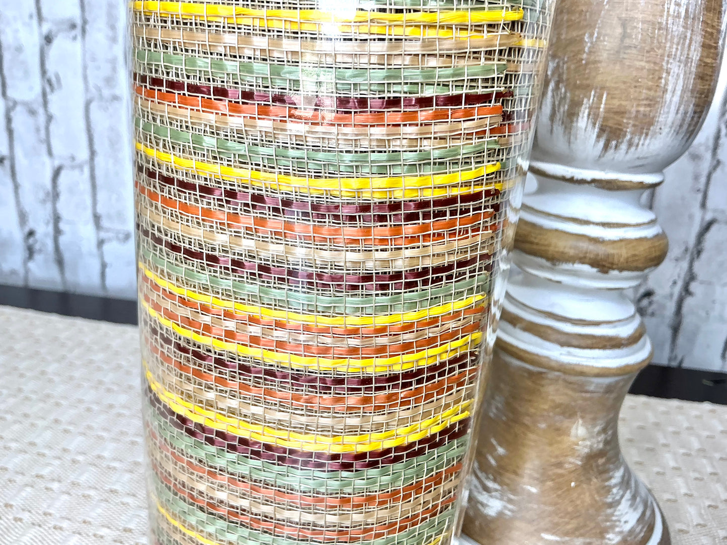 Multicolor stripes mesh, RE1369YJ