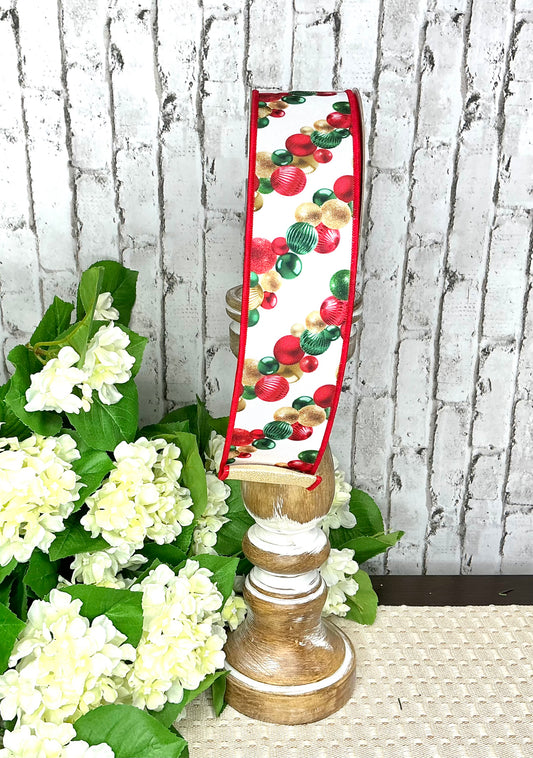 Ball garland Ribbon, D’Lux designer ribbon, LX11434N