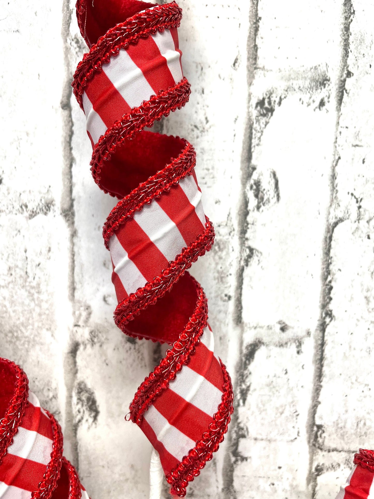 stripe curly spray x3 peppermint double sided