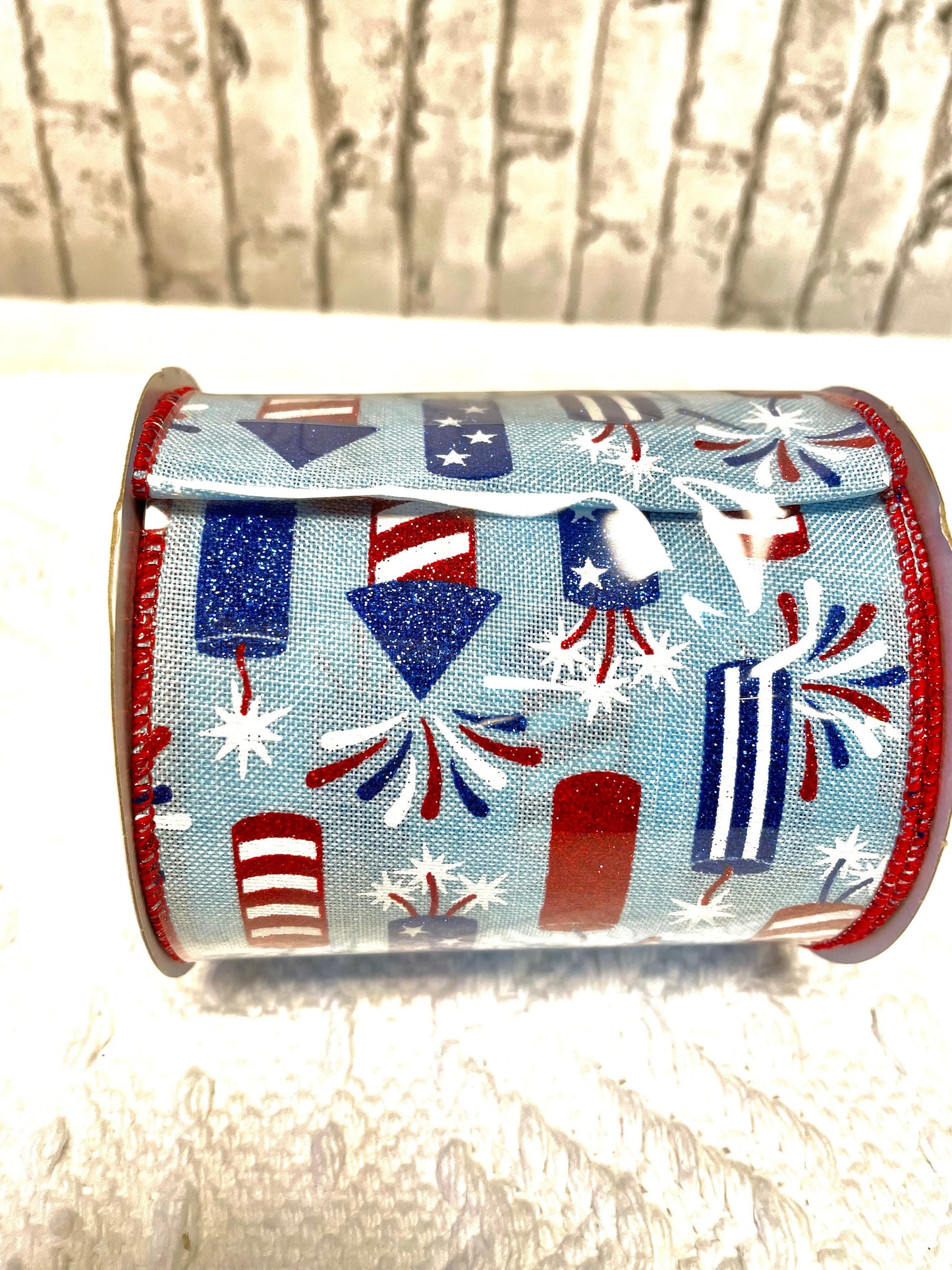 RGE120114, fireworks ribbon, 4”
