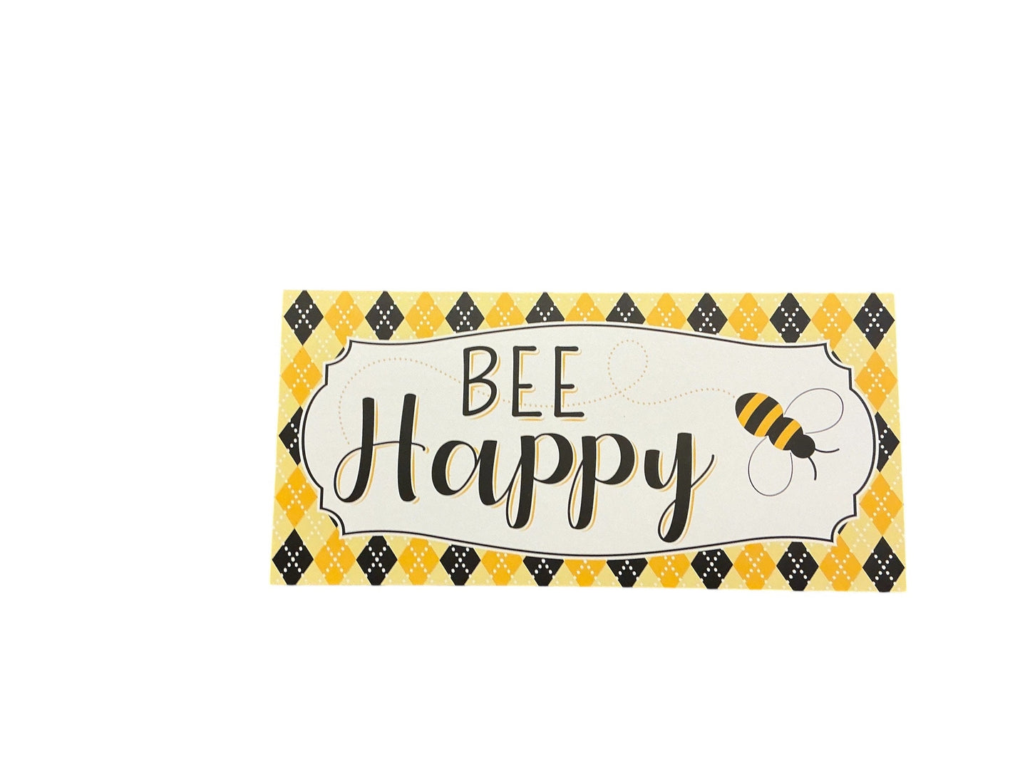 Bee sign, bee happy sign, spring bee sign, AP8492