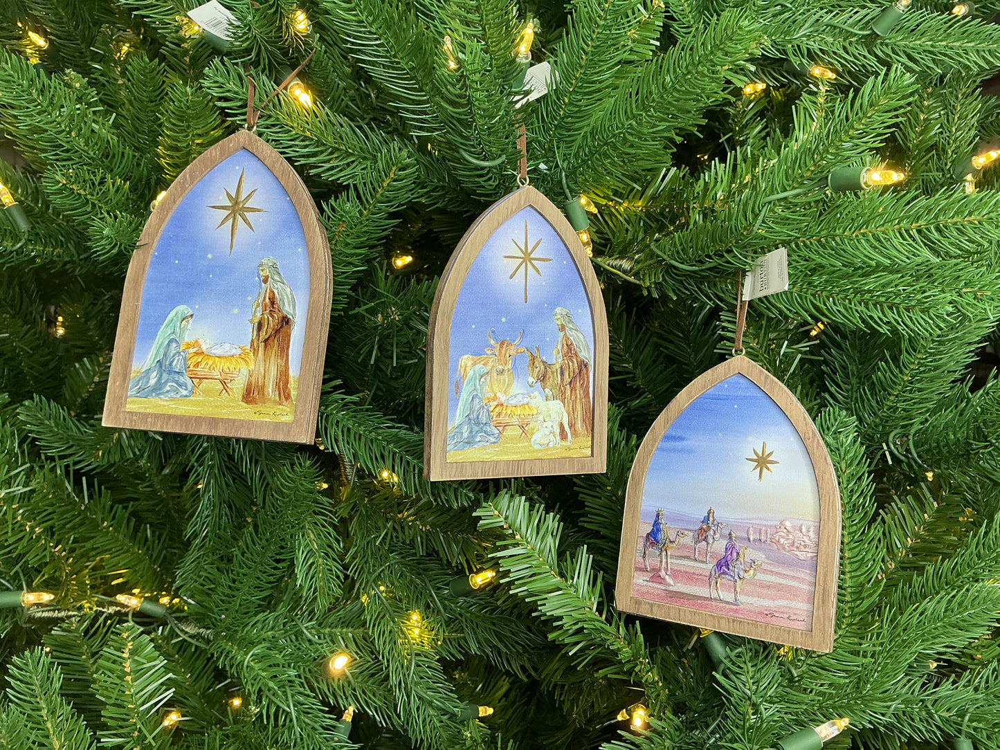 Wood Arch Ornament