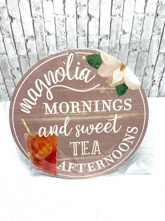 sweet tea wreath sign, MD0881, magnolia sweet tea sign