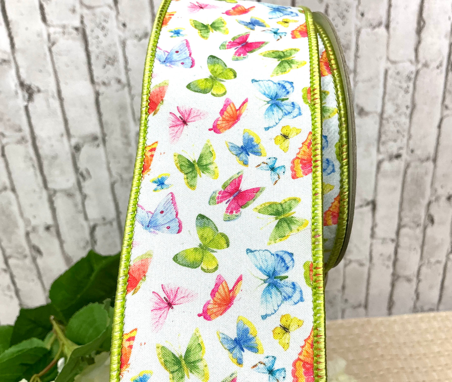 Butterfly Ribbon, Farrisilk designer ribbon, RK189-32