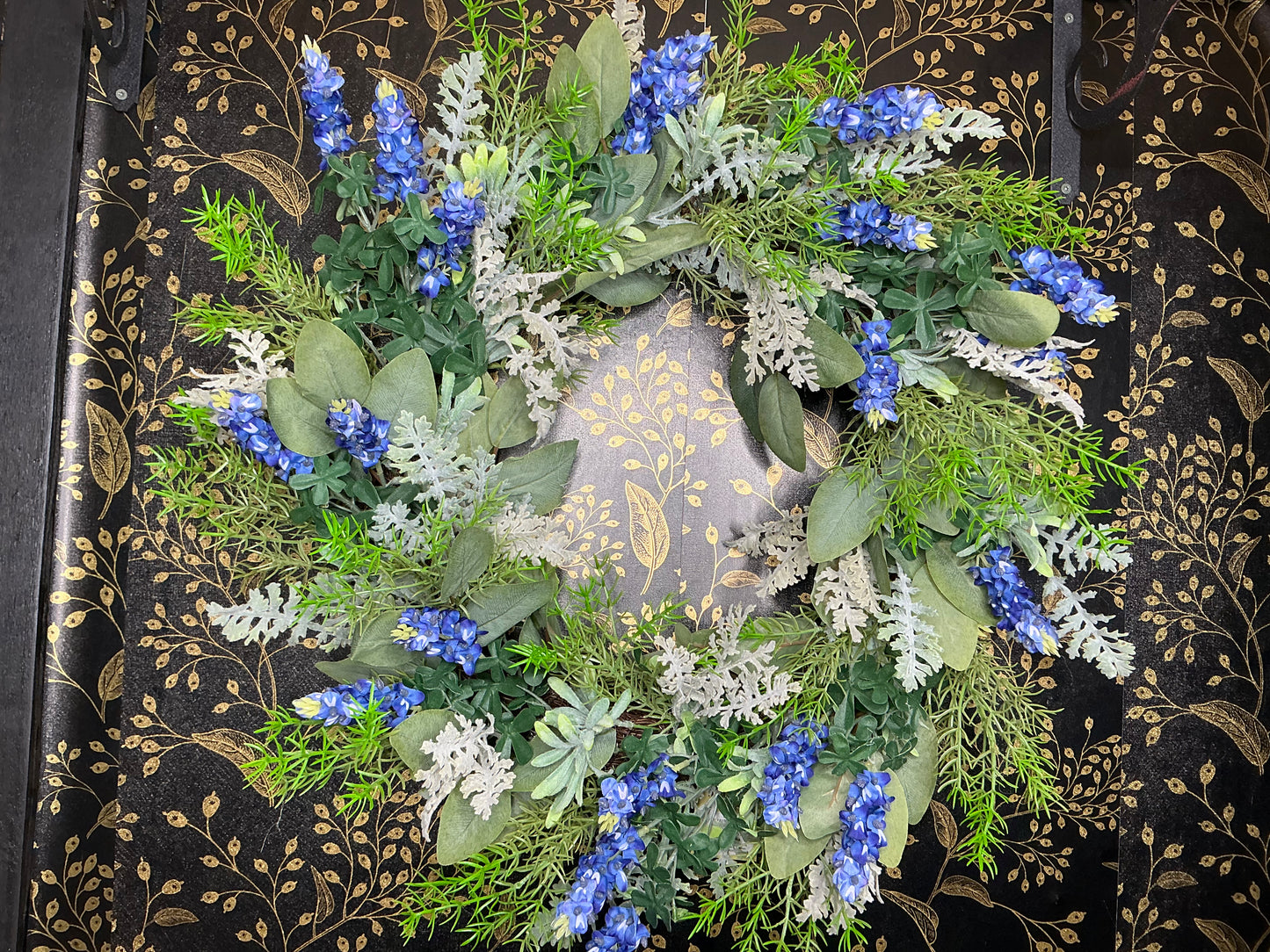 Blue Bonnet Wreath
