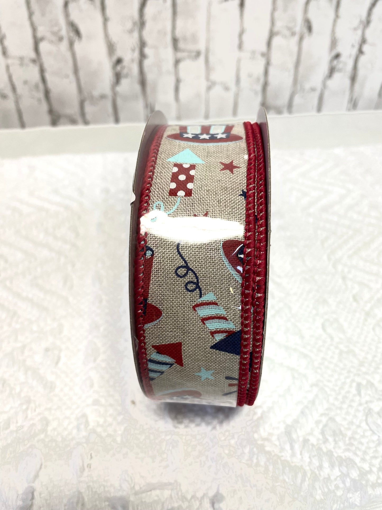 Uncle Sam ribbon, RGC116718, Memorial Day ribbon, July 4th ribbon