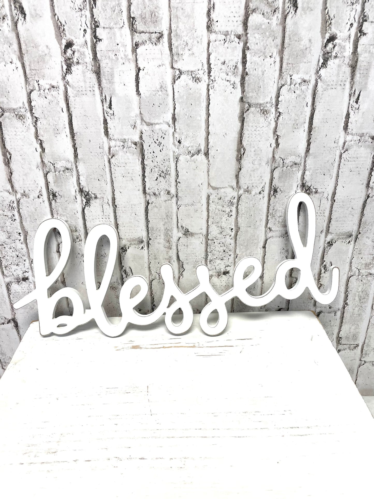 BLESSED wooden sign, AB245927