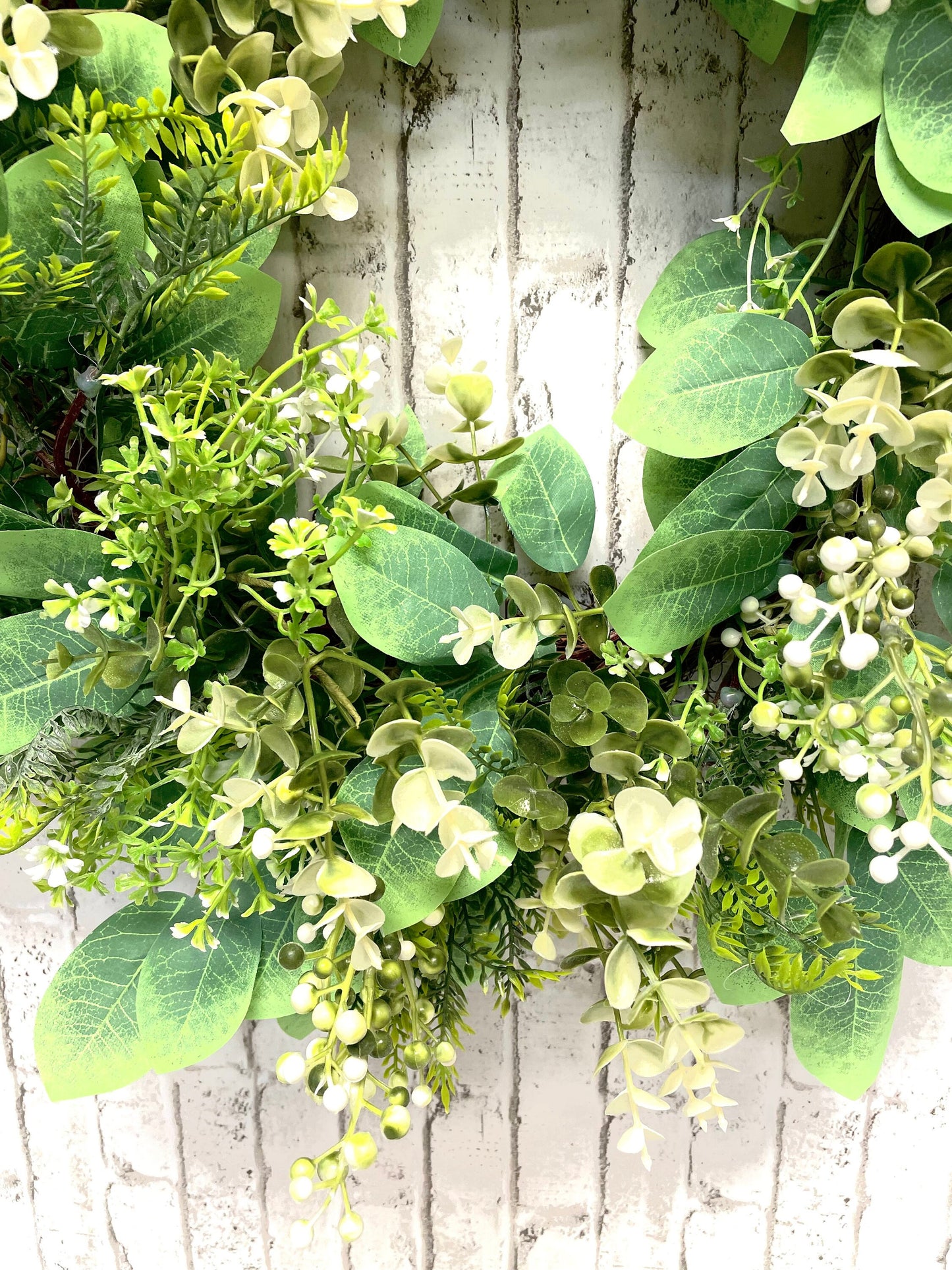 Everyday mixed greenery wreath, everyday wreath, greenery wreath, everyday decor, everyday door hanger, shipping included in price.