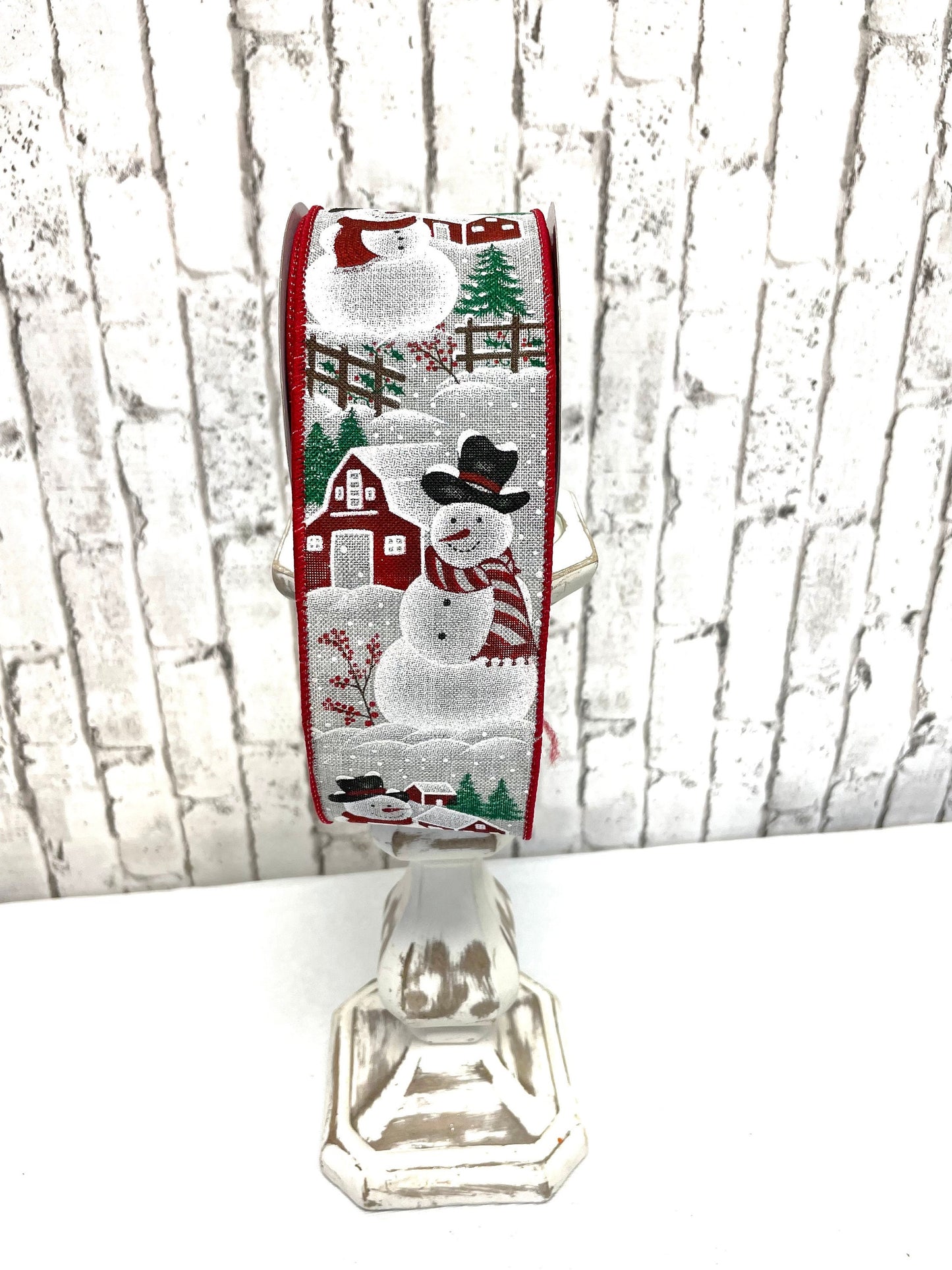 snowman Christmas ribbon, RGA18575X, Christmas ribbon, snowman ribbon