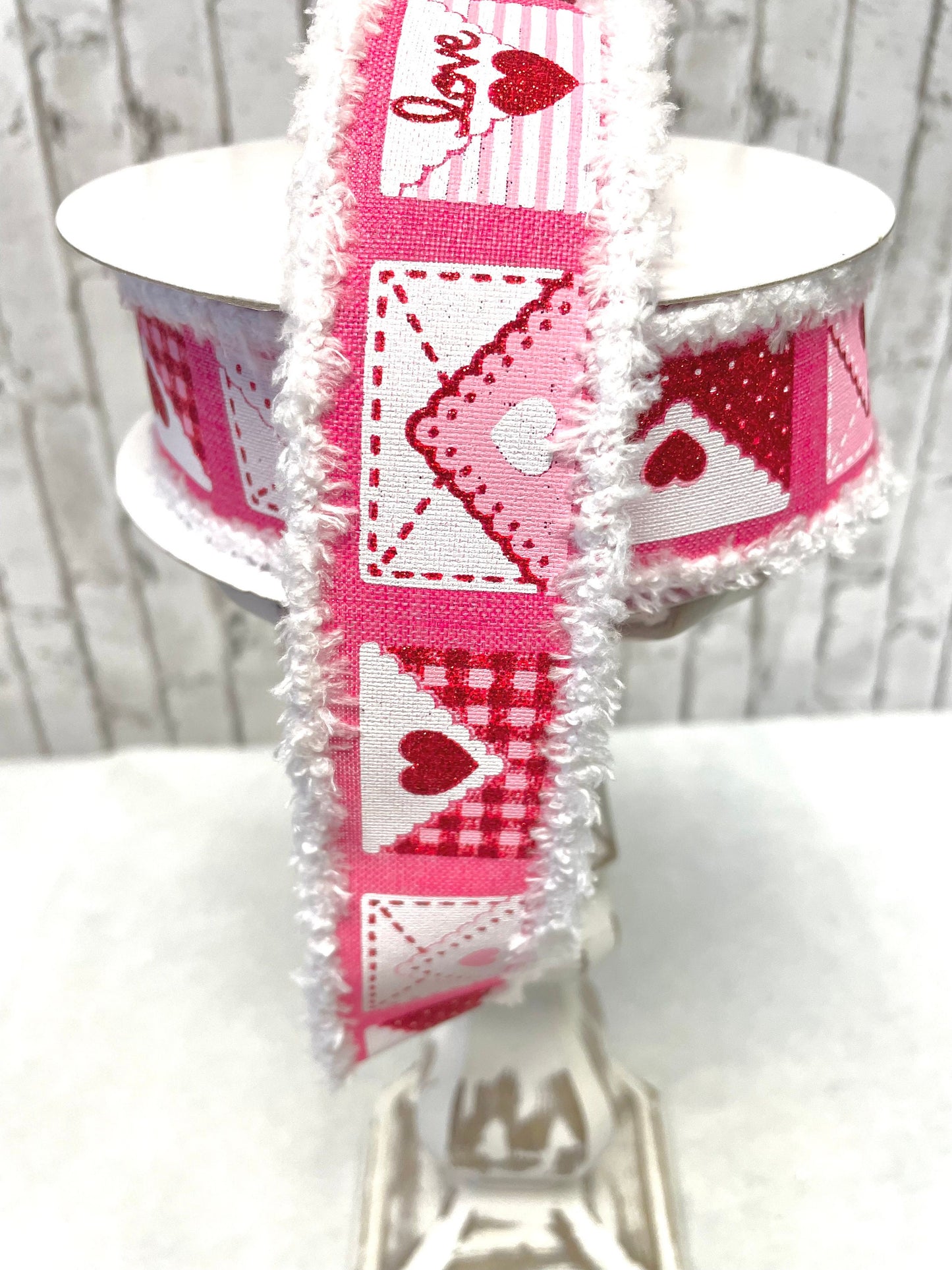 Valentines Day love letter ribbon with drift edge, RGO813311