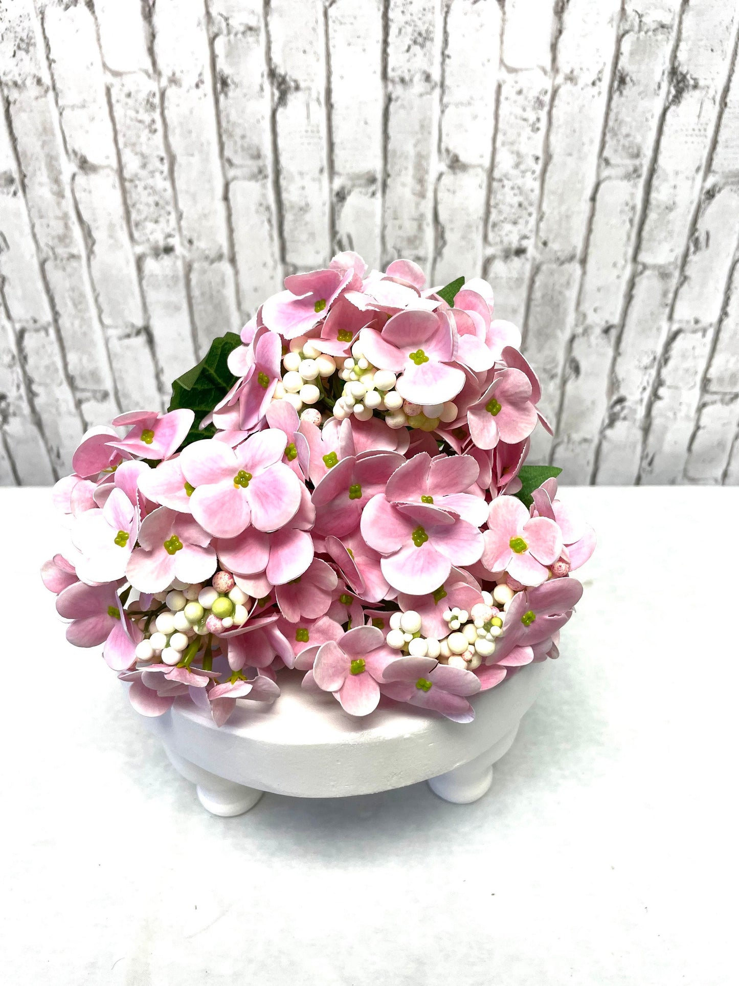 pink hydrangea bundle spray, MTF23873, pink hydrangea, silk florals, spring flowers, summer florals