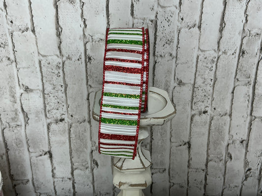 White with stripes ribbon, RGC195927