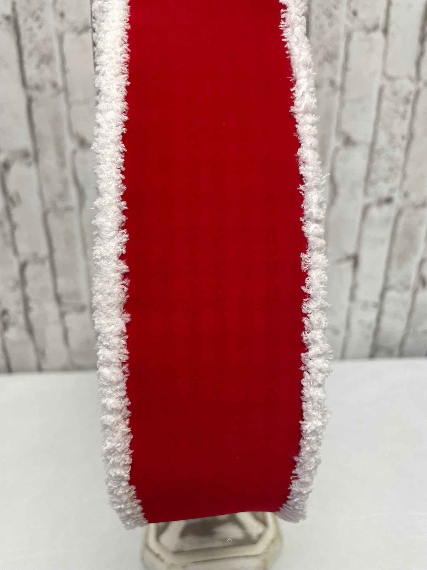 red velvet with drift edge and plaid backing, RGX0060F3