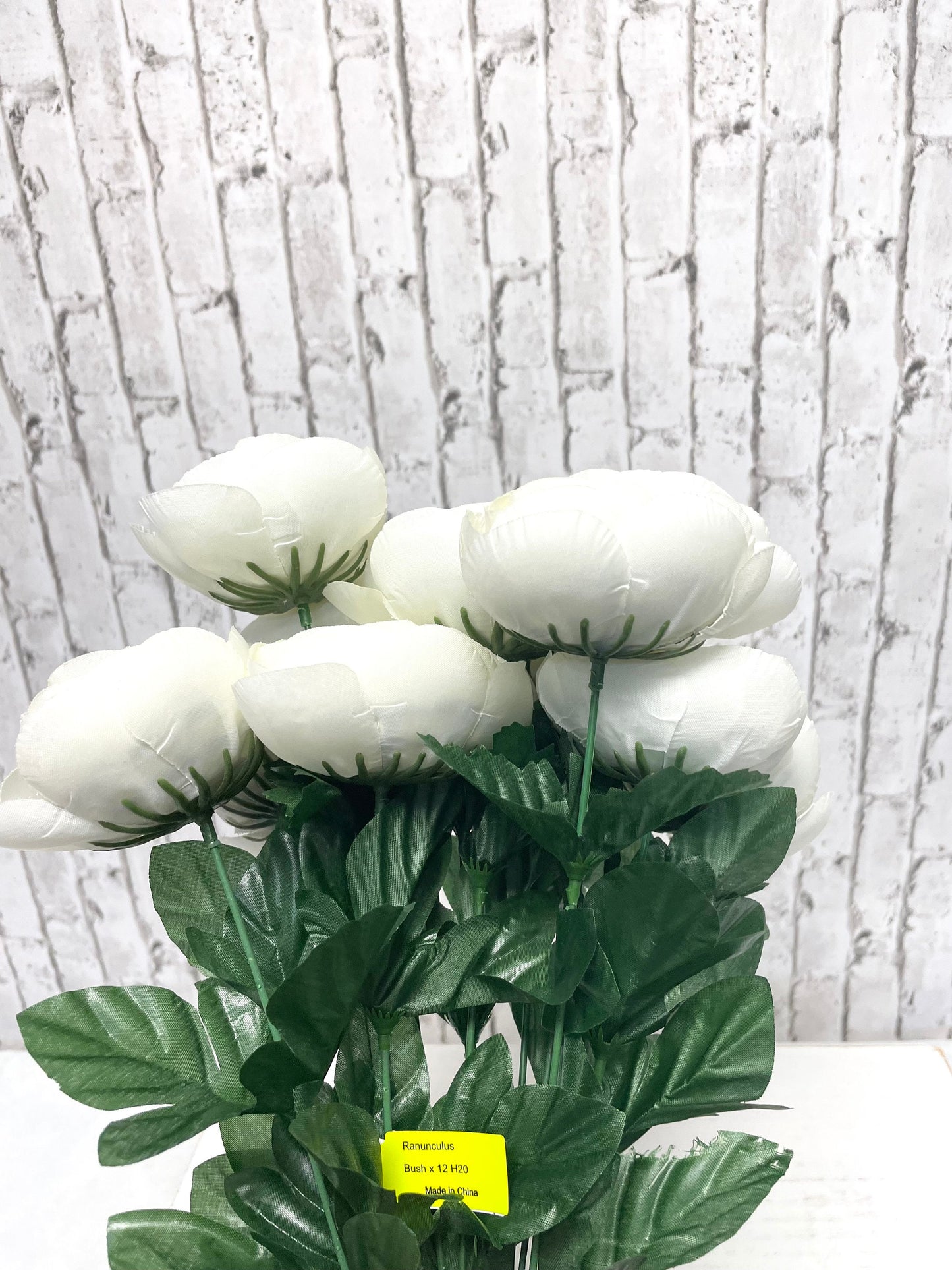 Ranunculous white silk bush, 63329CM