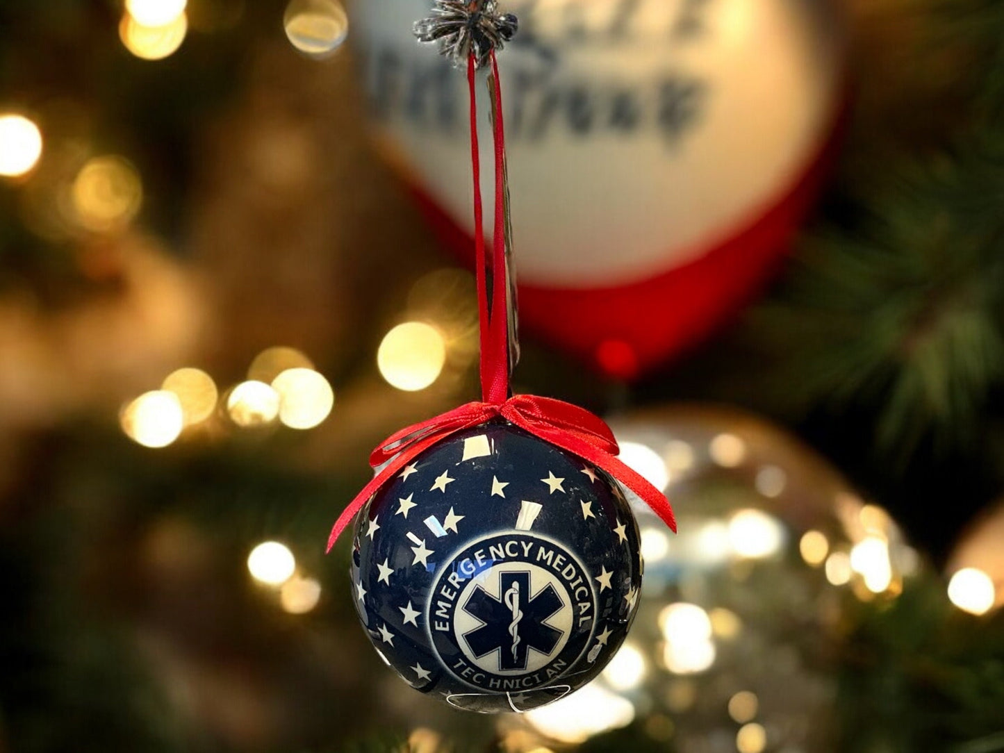 EMT Christmas ornament, Wreath Embellishments