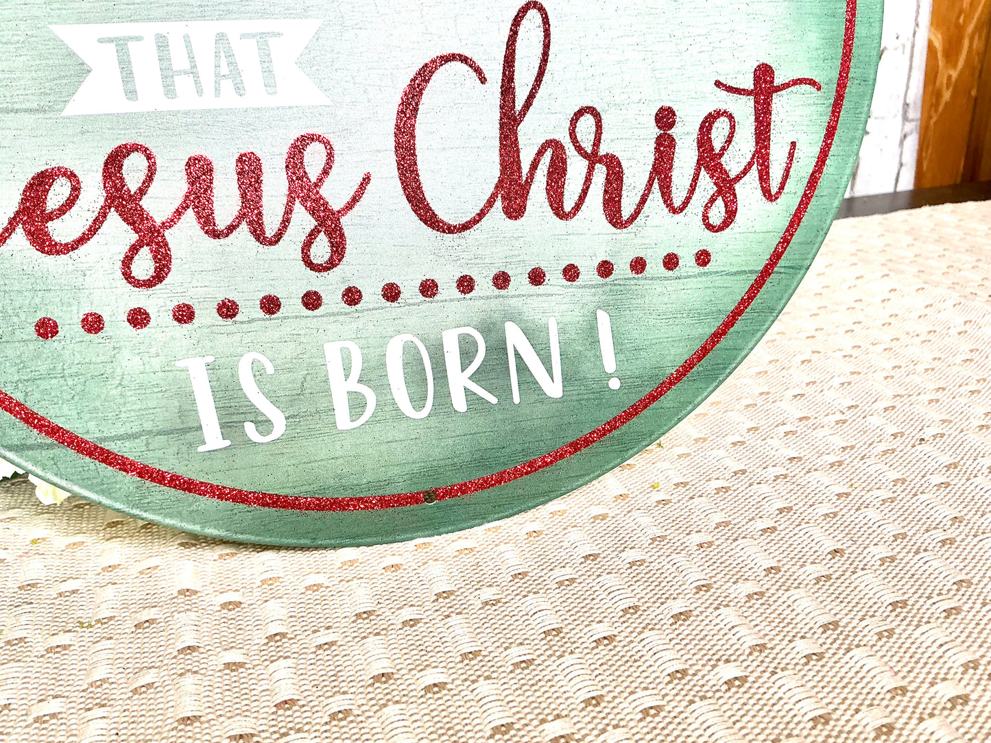 Jesus Christ is Born Sign, MD0772