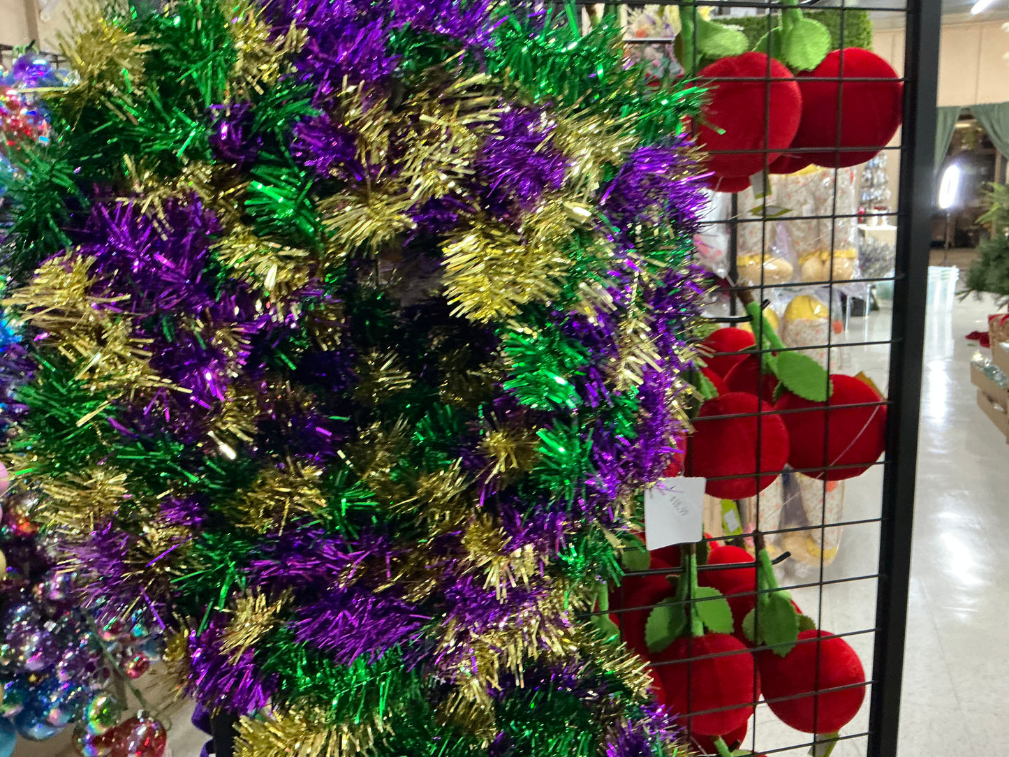 Mardi Gras Wreath base - xx9291