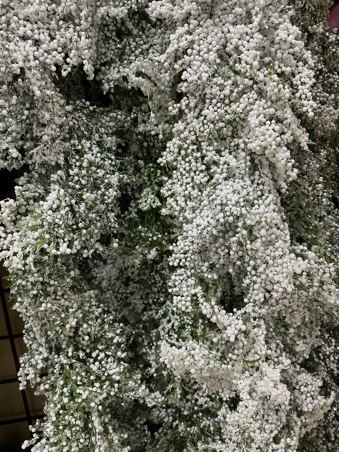 Bubble and Glitter cedar garland, XS689-GW