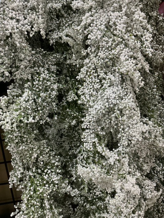 Bubble and Glitter cedar garland, XS689-GW