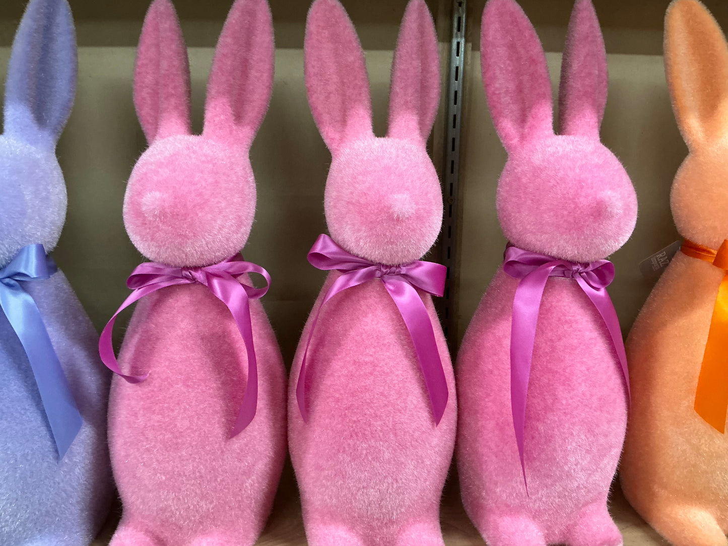 Flocked Bunny - 18.5” - 4540706