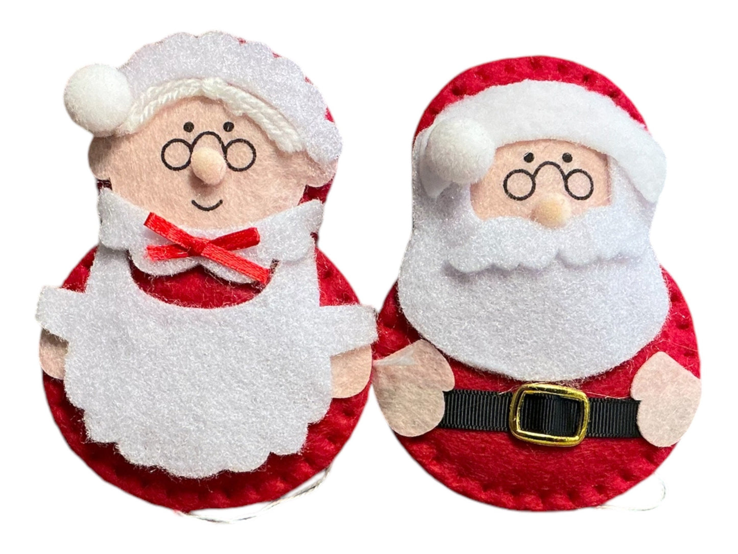 Mrs. Clause felt ornament, wreath embellishments