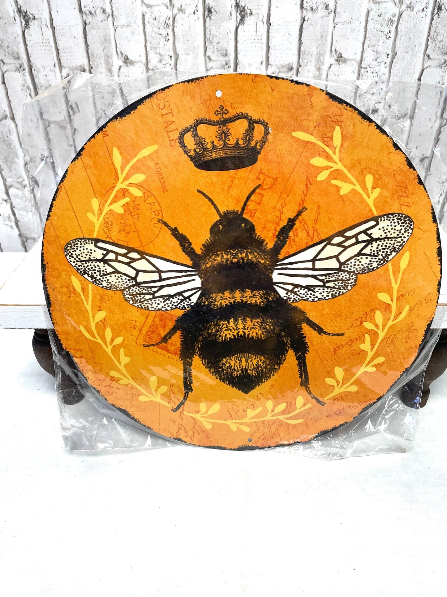 vintage bee sign, MD1028