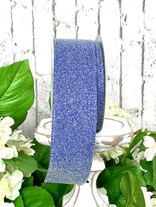 Royal Blue Shimmer Ribbon, RGE199425