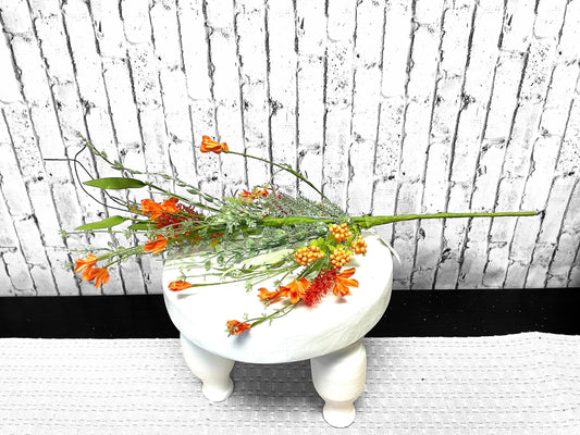 Orange filler flower and berry spray, FH807120