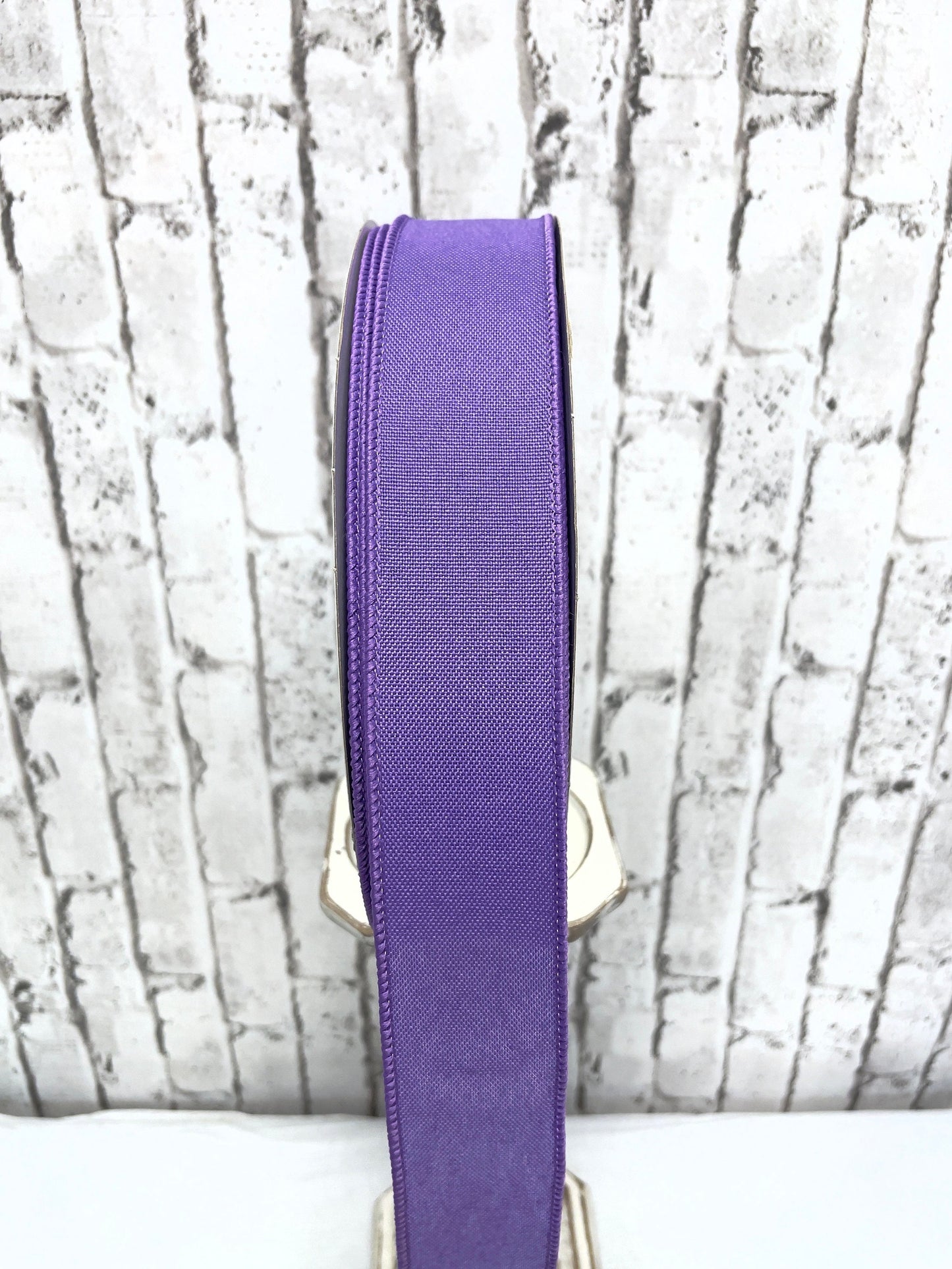 medium purple faux burlap ribbon, RC5008, faux burlap, 50 yard roll burlap ribbon