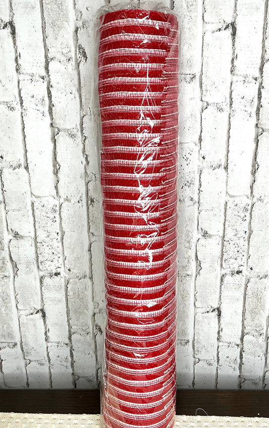Red Mesh with white stripes, 21”, RY900249