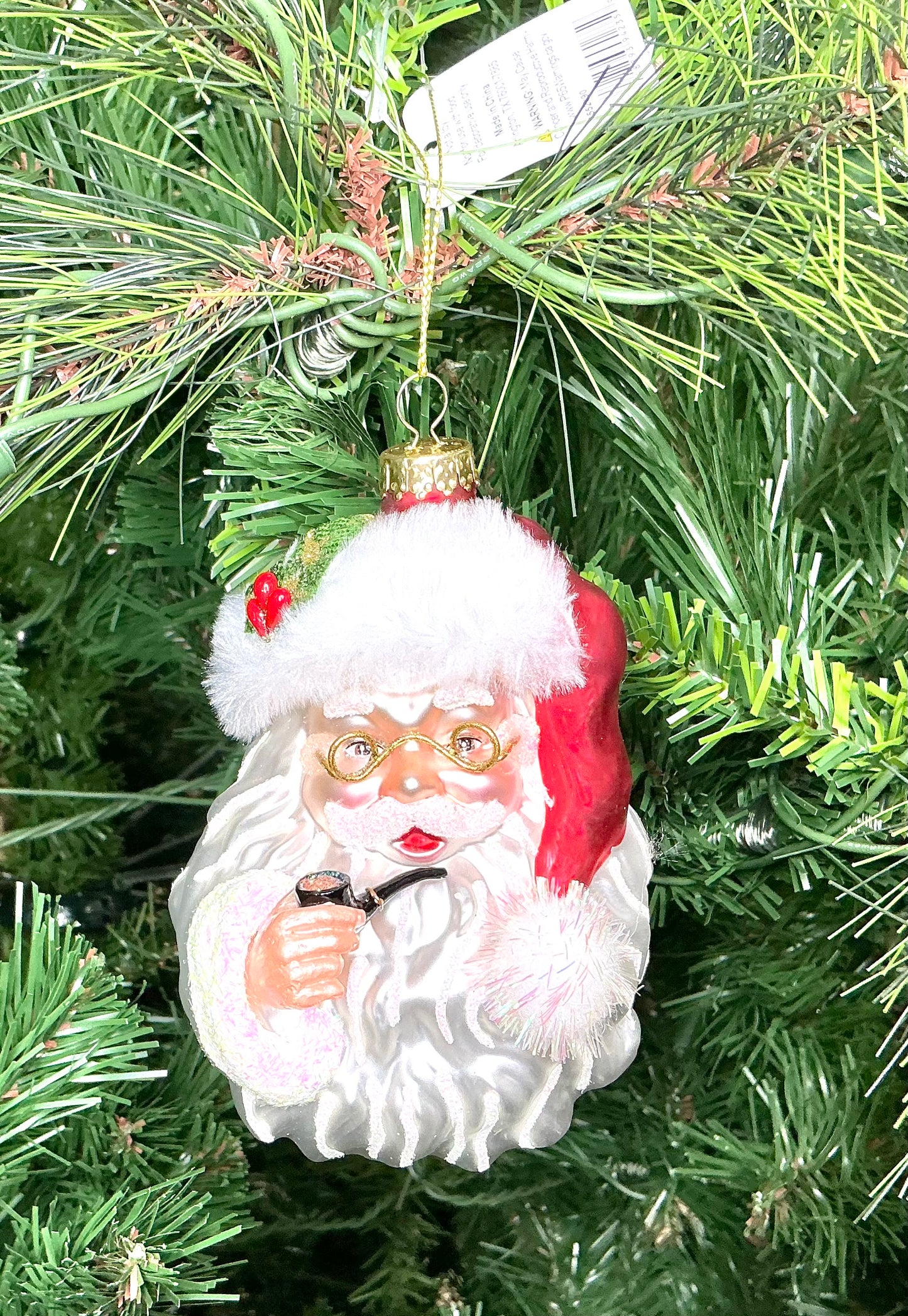 Santa ornament with pipe, 4552890