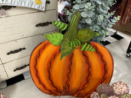 Large ribbon Pumpkins, Round Top Collection