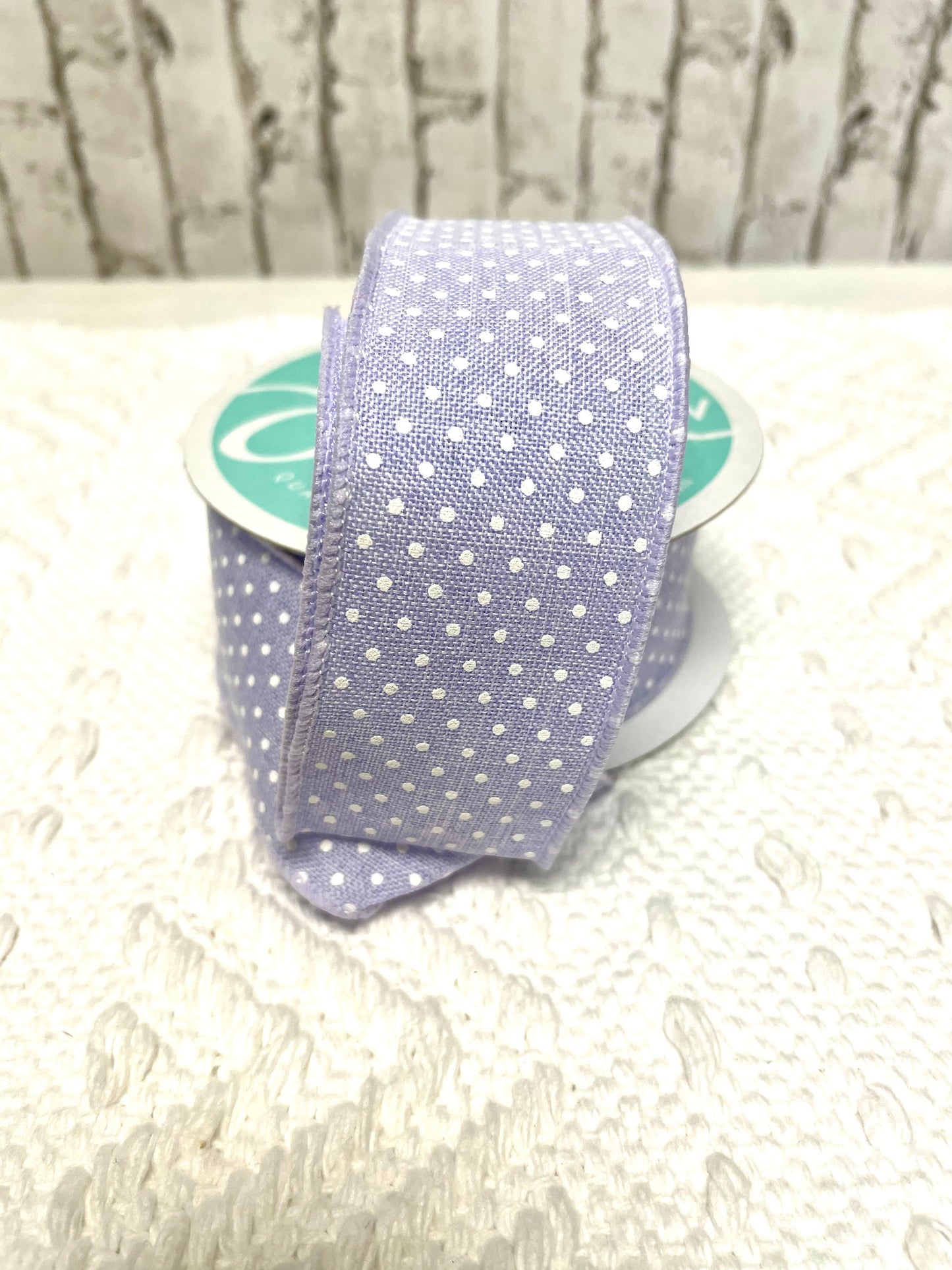 Lavender Swiss dot ribbon, RGO1651NR