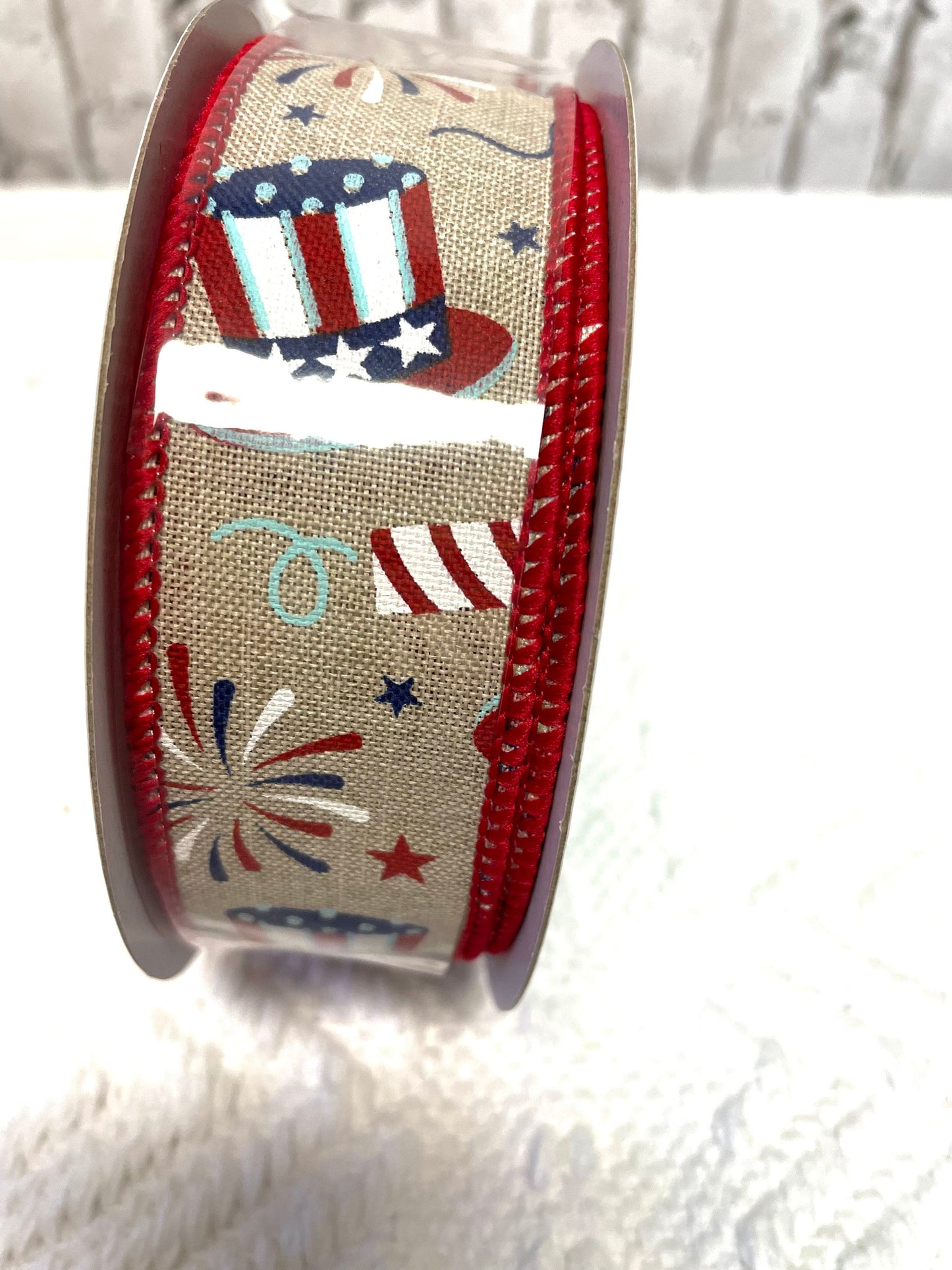 Uncle Sam ribbon, RGC116718, Memorial Day ribbon, July 4th ribbon