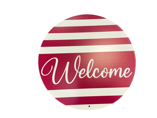welcome sign, wreath sign, MD0901