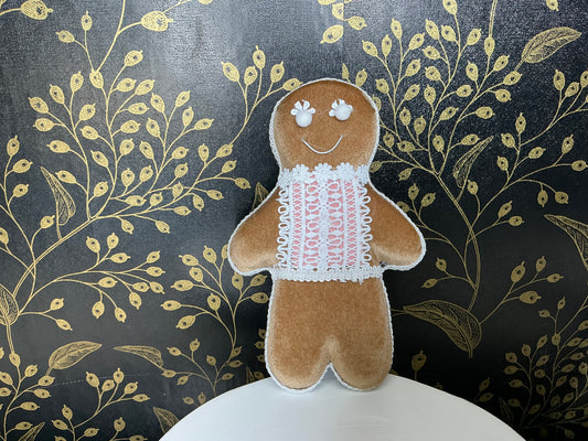 Gingerbread girl ornament, December diamonds, 08-00222
